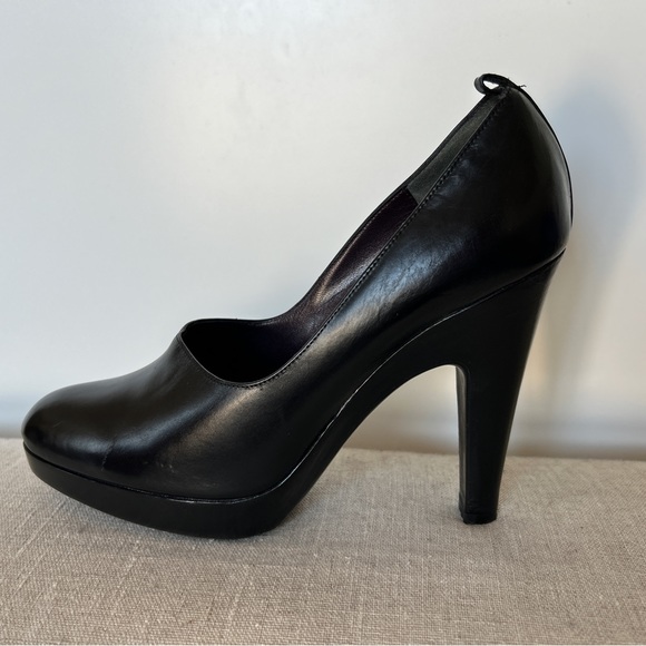 SOLD-Jil Sander leather platforms - Picture 2 of 11